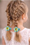 Girl's Clip-On Lotus Buckle Green - 3
