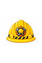 Construction Engineer Kids Costume Cardboard Vest and Hard Hat Hat 2 Piece Occupation Costume Role Play Set - 3