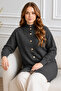 Patterned Beard Cardigan N3324 Anthracite - 2