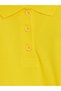 Polo Collar Girls' Pique T-Shirt (W6) - 4