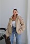 Beige Buca Stand Collar Bomber Jacket - 6