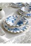 Blue Flower Model 12-Piece Breakfast Set with Bowls - 3