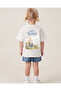 Little Rabbit Rabbit Printed Children's Oversize T-Shirt 100% Cotton Unisex