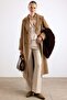 Exclusive Coat with Punto Stitching and Patch Detail K. Kamel 3174 - 3