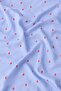 Viscose Woven Blue Strawberry Patterned Long Sleeve Pajama Set - 6