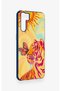 Oppo A91 Compatible Tiger of the Sun Patterned Silicone Case - 3