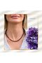 Touches Collection 100% Natural Amethyst Necklace (Gold Color) - the Stone of Inner Awakening - 3