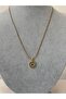 Evil Eye Bead Figure Steel Necklace - 3