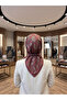Marella Mulberry Silk Patterned Scarf- Classic Silk Scarf with Shawl Pattern - 2