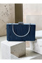 Black Striped Laser Patterned Women's Evening Dress Bag Wedding Engagement Graduation - 6