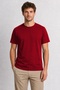 Unisex Tattoo Style Cherry Print T-Shirt - Red - 4