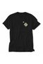 Modern Kiwi Cutaway Streetwear Print T-Shirt - Black - 5