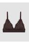 Non-Wired, Unpadded Lace Detailed Bralette (W6) - 2