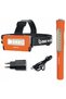 Set de lanterne: Lanternă frontală + Mini-lanternă + Încărcător USB - 2