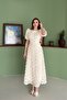 Beige Rose Dress - 2