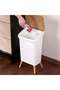 Multifunctional 12L Pedal Garbage Bin with Decorative Cushion Lid