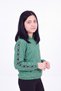Girl's Hooded Sweatshirt with Kangaroo Pocket and Stripe Detail - 4