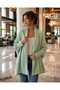 Women's Shawl Collar Standard Size Poncho - 5