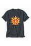 Retro Orange Slice Graphic Print T-Shirt - Smoked - 5