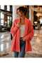 Women's Shawl Collar Standard Size Poncho - 3