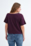 Kayık Neckline Printed T-Shirt P10756 - 6