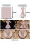 Fabric Napkins 50-Pack |   Napkin Ring Gift Set, Complete with 100 Pieces - 3