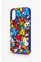 iPhone 16 Plus Compatible Britto Garden Patterned Silicone Case - 4