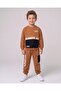 Boy's Seasonal 2 Thread 2-Thread 6-7-8-9-10 Years Old Compact Top and Bottom Tracksuit Set