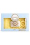 Hand-knitted loofah soap dish + soap
