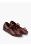 Girls Bow Accent Ballerina Shoes