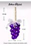 Handmade Grape Cluster Soap (Set of Three with Ribbons) - 5