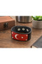 Moon and Star Black Leather Men's Bracelet – Wide Bracelet with Turkish Flag Design - 2