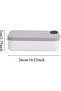 Portable Rechargeable Electric Lunch Box – 900ml 304 Stainless Steel Heated Food Warmer with Digital Display & Dry Heating Technology, USB-C Fast Heating, Leak-Proof, Adjustable Temperature f - 7