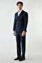 6 Drop Regular Fit Standard Cut Pointed Collar Striped Double Breasted Suit - 2