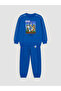 Blue Sonic Printed Boys' Tracksuit Set