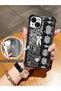 iPhone 14 Plus Compatible Transparent Four Corner Silicone Coated Glossy Edge Case