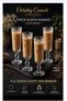 Cold Coffee Glass 4 Pieces Glass Flute Line Model 165 Cc Volume 18 cm Length Stylish Guest Presentation Glass