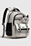 Boys' Cat Design 3-Piece School Bag Set - Backpack, Lunch Bag, Pencil Case - 3