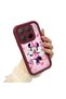 Mi 15t Pro Compatible Case Camera Protector Minnie Pattern Burgundy Lover Couple Silicone Phone Case - 2