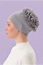Ruffled Bonnet with Lace and Combed Cotton Ties - Volume-Enhancing Bun Bonnet - 2