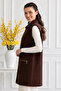 Bearded Knitwear Vest N3381 Brown - 3