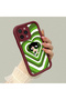 iPhone 12 Pro Compatible Case Camera Protective Cartoon Pattern Maroon Lover Couple Silicone Phone Case - 3