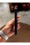 Black Phone Case Compatible with iPhone 15 Premium Matte Silicone Cover Dirt and Stain Resistant Wipeable Surface Camera Protected Stylish and Minimalist Design Daily Use Case - 4