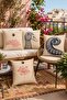 Goose and Octopus Patterned 4-Piece Throw Pillow Cover Set - 2