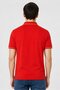 Men Regular Fit Short Sleeve Embroidered Logo Polo Shirt, Red - 4