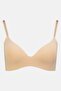 Women 3 Pcs Solid Smooth And Concealed Bra, Multicolor - 7