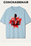 Sultans of the Net Printed Premium Oversize Cotton T-Shirt