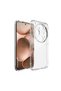 Oppo Find X9 Ultra Compatible Silicone Case Pastel Color Tone Flexible Cover with Camera Protection Transparent