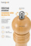 Bamboo Salt and Pepper Mill |   Spice Grinder |   Adjustable Grinding Mechanism - 4