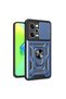 Redmi Note 12 Pro 5g Compatible Camera Protected Sliding Ring Stand Cover